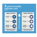 MSDS OEM free sample cobalt&cobalt free for PCB packing humidity indicator card